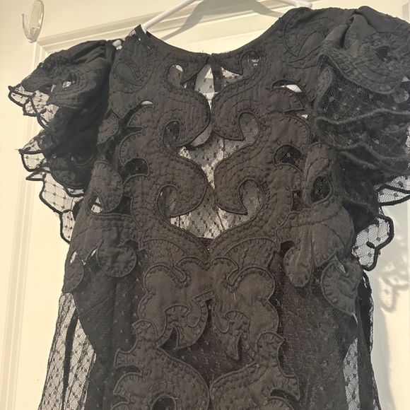 Express black lace blouse - Picture 2 of 4